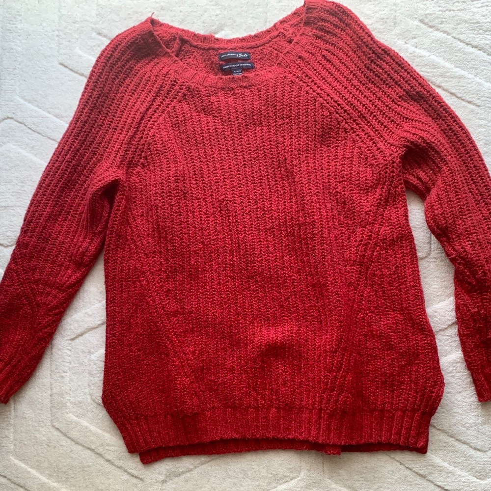 Red sweater